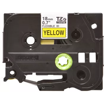 Brother TZE-FX641 žymėjimo juosta Juoda ant geltonos TZ
