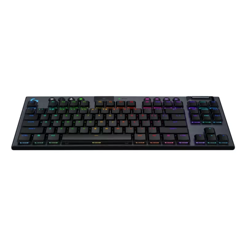 LOGITECH G915 X Lightspeed TKL belaidė mechaninė žaidimų klaviatūra RGB juoda Qwerty US/International Clicky
