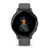 Išmanusis laikrodis GARMIN Venu 3S — 41 mm pilkas polimerinis korpusas, 1,2 colio AMOLED, 10 dienų baterija, 5 ATM