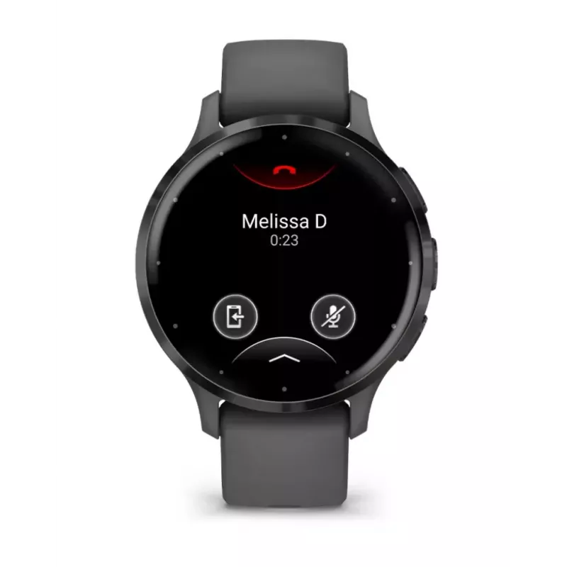 Išmanusis laikrodis GARMIN Venu 3S — 41 mm pilkas polimerinis korpusas, 1,2 colio AMOLED, 10 dienų baterija, 5 ATM