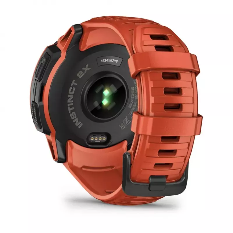 Išmanusis laikrodis GARMIN Instinct 2X Solar – sportinis laikrodis, 50 mm polimerinis korpusas, saulės įkrovimas, GPS (GPS/GLONASS/Galileo), 10 ATM, silikoninis dirželis