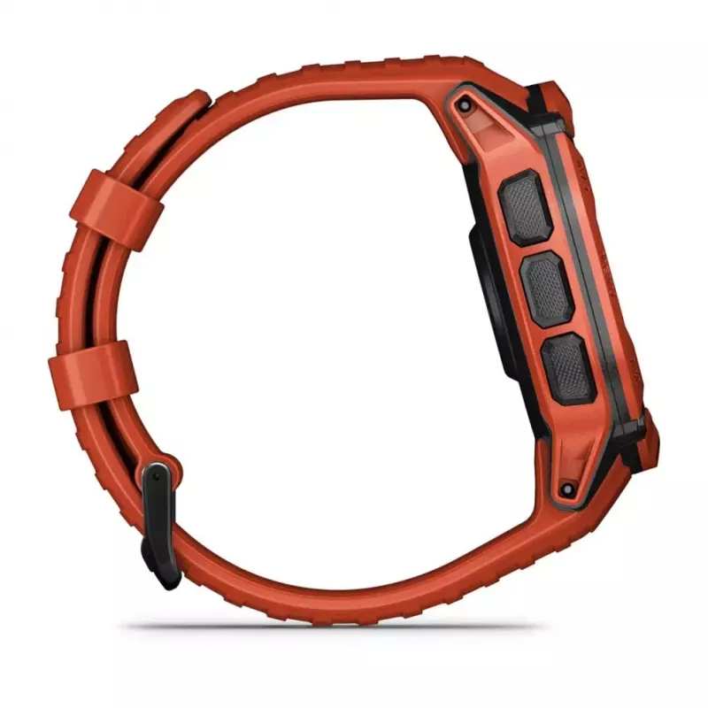 Išmanusis laikrodis GARMIN Instinct 2X Solar – sportinis laikrodis, 50 mm polimerinis korpusas, saulės įkrovimas, GPS (GPS/GLONASS/Galileo), 10 ATM, silikoninis dirželis