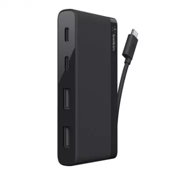 BELKIN USB-C 4 prievadų mini šakotuvas (2x USB-C ir 2x USB-A 3.1)