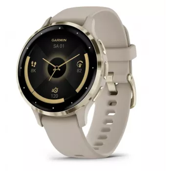GARMIN Venu 3S 010-02785-02 - 41 mm išmanusis laikrodis su dirželiu - prancūziška versija - pilka
