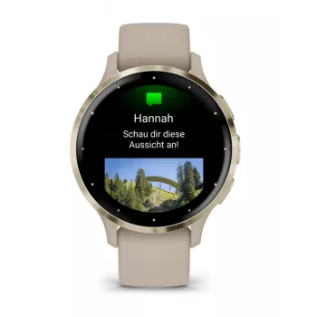 GARMIN Venu 3S 010-02785-02 - 41 mm išmanusis laikrodis su dirželiu - prancūziška versija - pilka