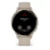 GARMIN Venu 3S 010-02785-02 - 41 mm išmanusis laikrodis su dirželiu - prancūziška versija - pilka
