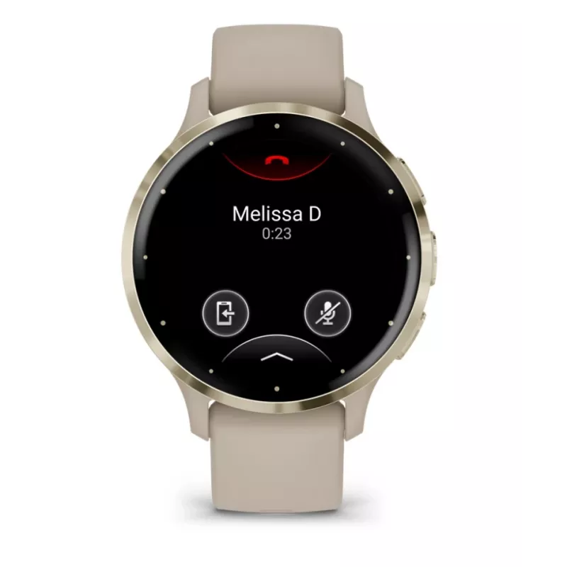 GARMIN Venu 3S 010-02785-02 - 41 mm išmanusis laikrodis su dirželiu - prancūziška versija - pilka