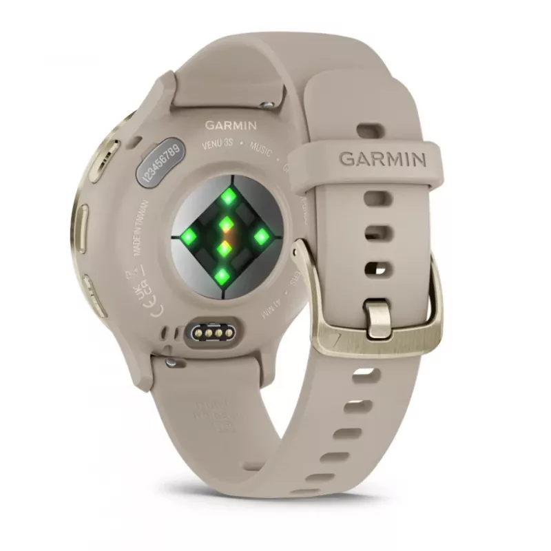 GARMIN Venu 3S 010-02785-02 - 41 mm išmanusis laikrodis su dirželiu - prancūziška versija - pilka