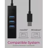 ICY BOX IB-HUB1419-LAN USB 3.2 Gen 1 (3.1 Gen 1) Type-A juodas