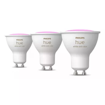 Philips Hue White and colour ambience GU10 prožektorius – 3 vnt. pakuotė