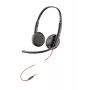 HP Poly Blackwire C3225 Top laidinis ausinių komplektas, biurui / skambučių centrui, 87 g, juoda