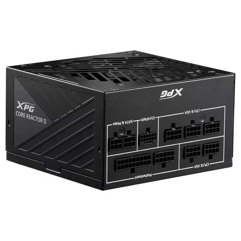 XPG COREREACTOR II 850W maitinimo blokas, 850 W, 100–240 V, 47–63 Hz, 12 A, 22 A, 62,5 A