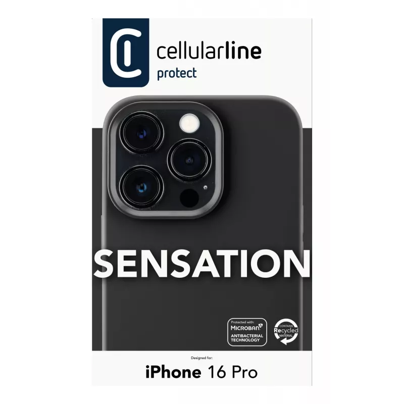 Cellularline Sensation - iPhone 16 Pro Minkštas silikoninis dėklas