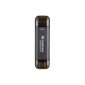 TRANSCEND ESD310C 1TB nešiojamas SSD su USB-A / USB-C jungtimis