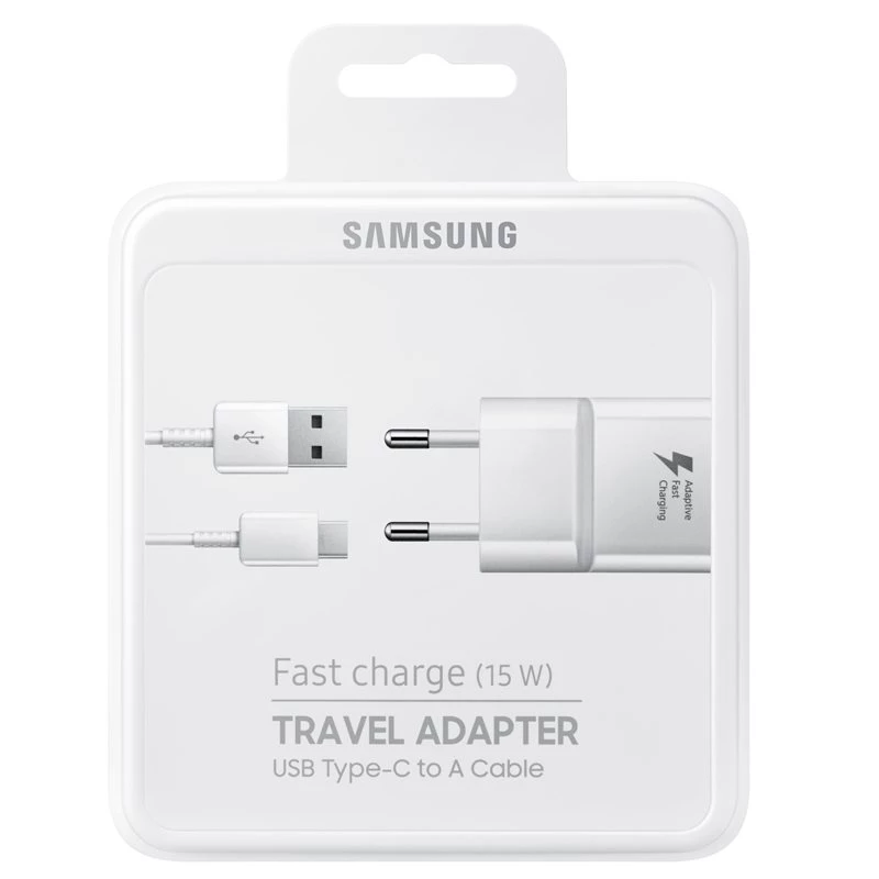 Samsung EP-TA20 Universal USB-C įkroviklis baltas