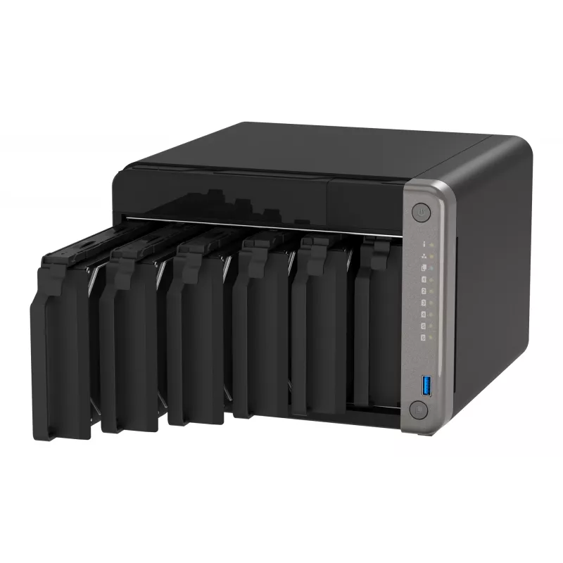 QNAP TS-AI642-8G NAS / saugojimo serveris Bokštas ARM Cortex-A76 8 GB Juoda