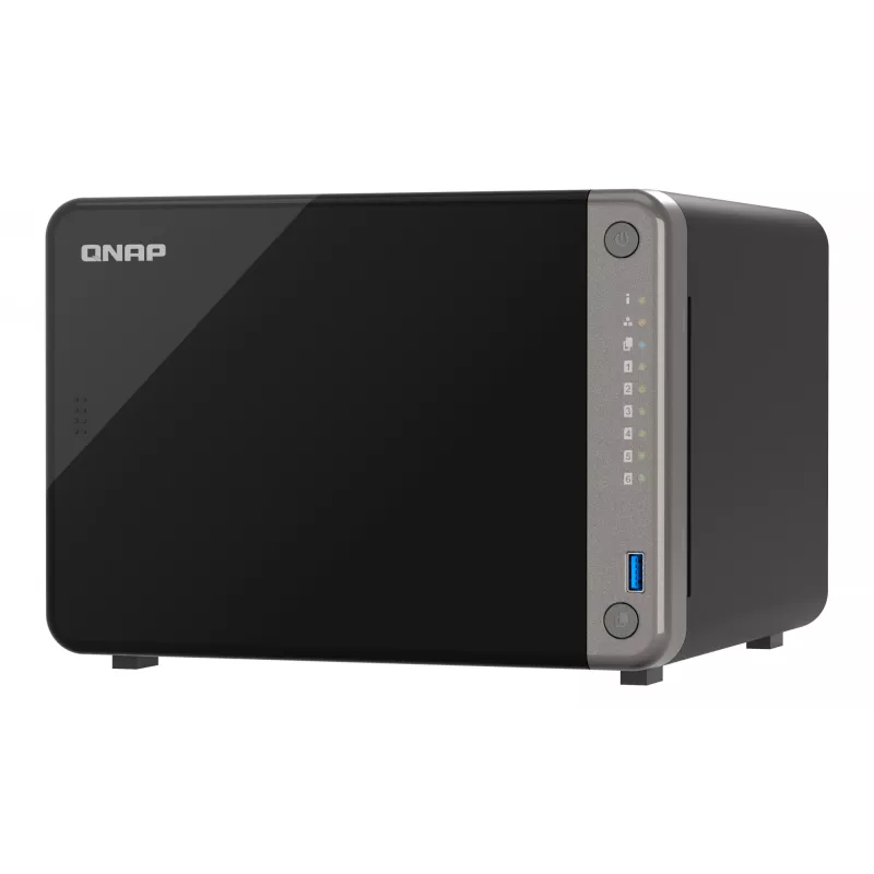 QNAP TS-AI642-8G NAS / saugojimo serveris Bokštas ARM Cortex-A76 8 GB Juoda