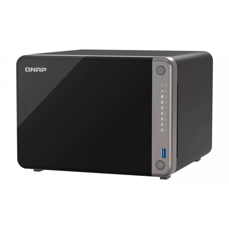 QNAP TS-AI642-8G NAS / saugojimo serveris Bokštas ARM Cortex-A76 8 GB Juoda