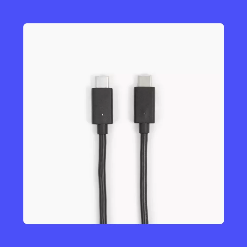 Owl Labs USB-C laidas vyriškas USB-C į vyrišką USB-C, skirtas Meeting Owl 3 (4,87 m) juodas