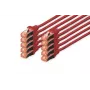 DIGITUS jungiamasis laidas - CAT6 - S/FTP - Snagless - Cu - 3m - raudonas - 10 vnt.