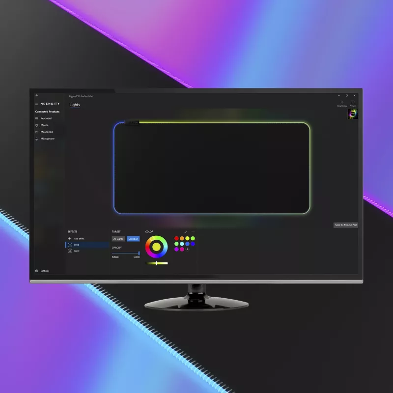 HyperX Pulsefire Mat - žaidimų pelės kilimėlis - audinys (2XL)