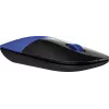 HP Z3700 Blue belaidė pelė, ambidekstrinė, optinė, RF belaidė, 1200 DPI, mėlyna