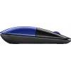 HP Z3700 Blue belaidė pelė, ambidekstrinė, optinė, RF belaidė, 1200 DPI, mėlyna