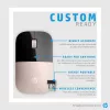 HP Z3700 Blue belaidė pelė, ambidekstrinė, optinė, RF belaidė, 1200 DPI, mėlyna