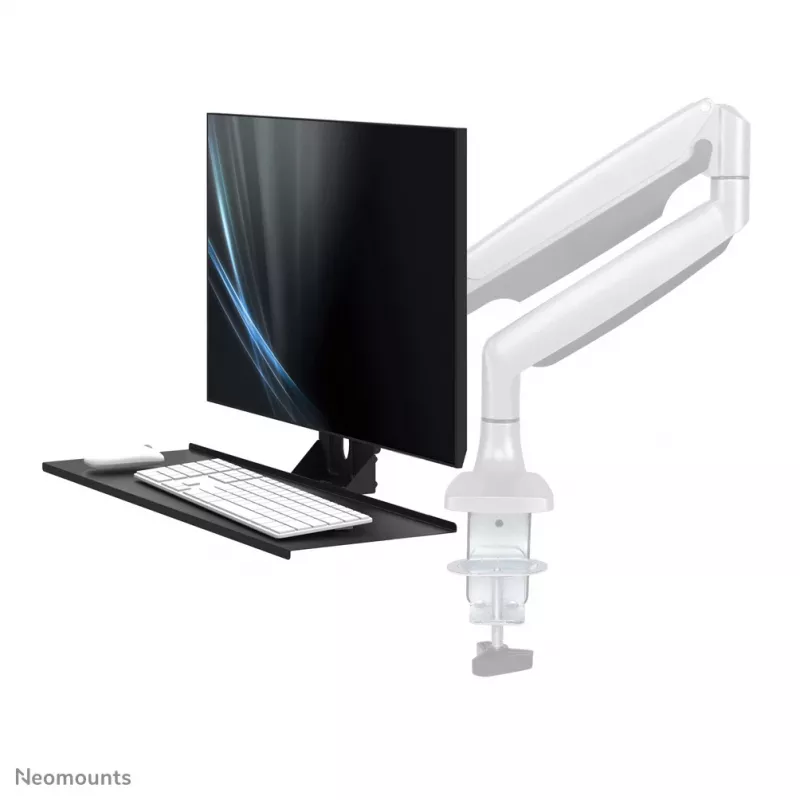 Neomounts KEYB-V200BLACK Lentyna klaviatūrai ir pelei su VESA tvirtinimu - plotis 65 cm