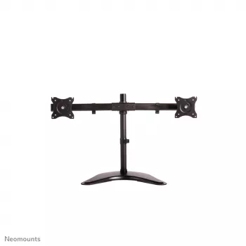 Neomounts NM-D335DBLACK monitorio stovas 10-27 colių, spaustuvas/ant stalo/per angą, 8 kg, 100x100 mm, juodas