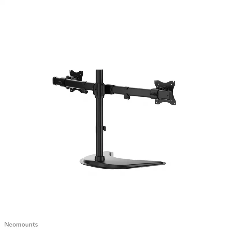 Neomounts NM-D335DBLACK monitorio stovas 10-27 colių, spaustuvas/ant stalo/per angą, 8 kg, 100x100 mm, juodas