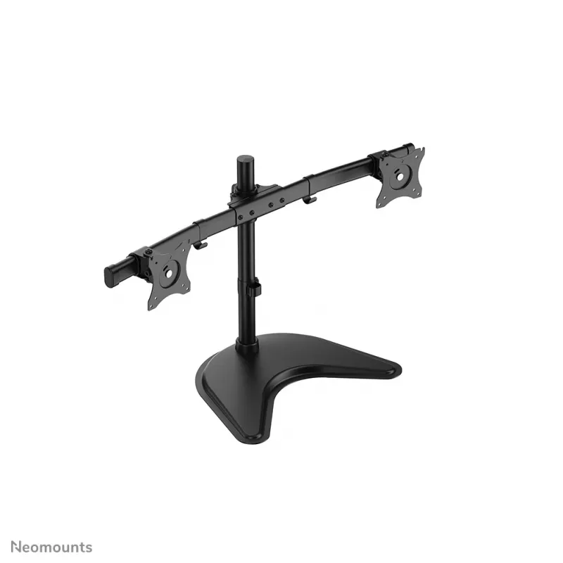 Neomounts NM-D335DBLACK monitorio stovas 10-27 colių, spaustuvas/ant stalo/per angą, 8 kg, 100x100 mm, juodas