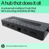 HP Universal USB-C Multiport Hub USB 3.2 Gen 1 Type-C juodas
