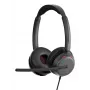 Lenovo 4Z21P85373 laidinės ausinės su mikrofonu, galvos lankas, biuro / skambučių centro darbui, USB Type-C / USB Type-A, juodos spalvos