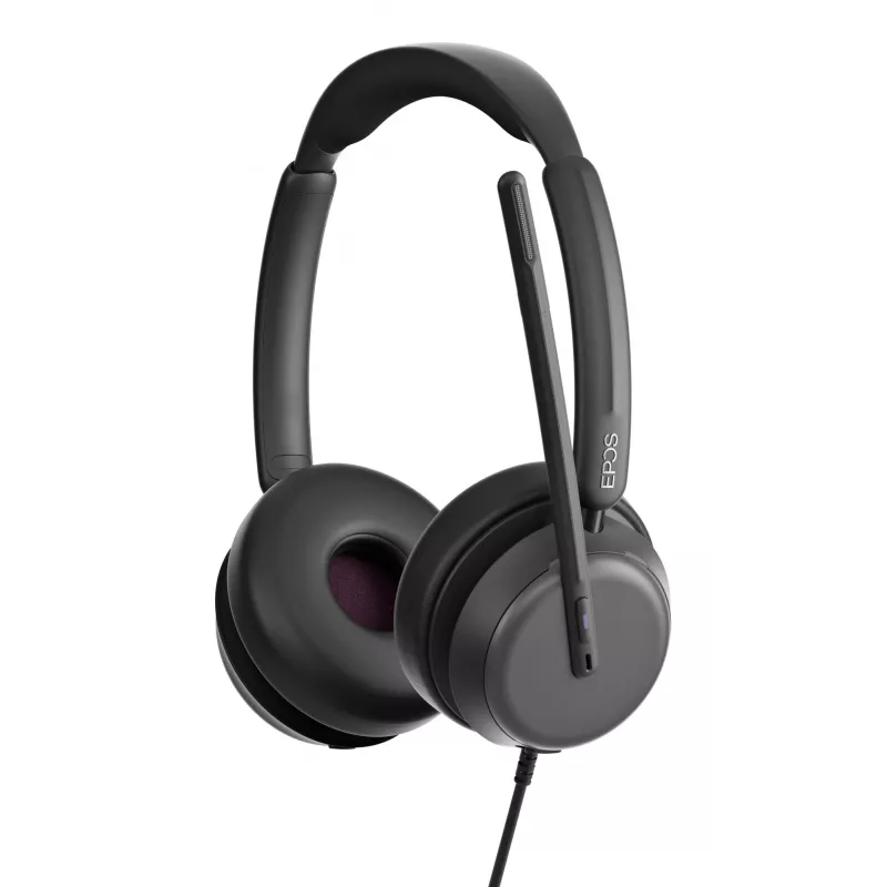 Lenovo 4Z21P85373 laidinės ausinės su mikrofonu, galvos lankas, biuro / skambučių centro darbui, USB Type-C / USB Type-A, juodos spalvos