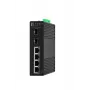 LevelOne IGS-2106P Hilbert 6 prievadų pramoninis gigabaitinis PoE Smart Lite jungiklis, 2 x SFP, 4 PoE išėjimai, 802.3at/af PoE
