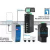 LevelOne IGS-2106P Hilbert 6 prievadų pramoninis gigabaitinis PoE Smart Lite jungiklis, 2 x SFP, 4 PoE išėjimai, 802.3at/af PoE
