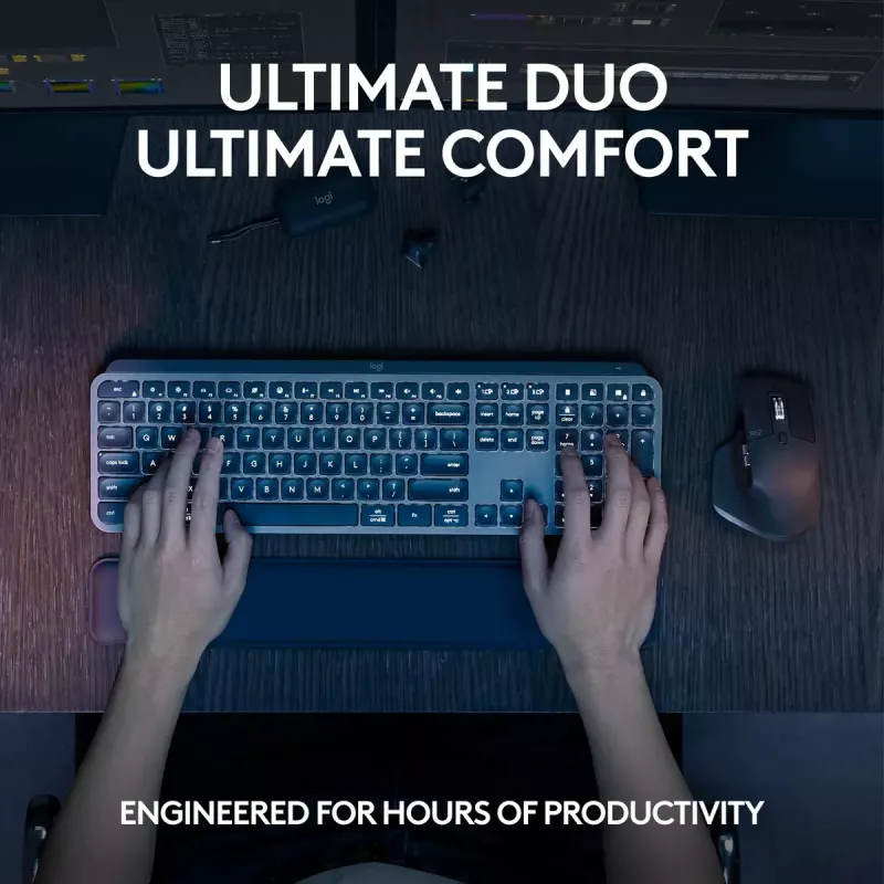 LOGITECH MX Keys S Combo - Graphite - QWERTY US/Int'l