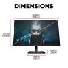 OMEN by HP 23.8 colio FHD 165 Hz žaidimų monitorius - OMEN 24