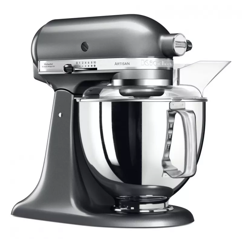 Virtuvinis kombainas KITCHENAID Artisan 300 W 4,8 L nerūdijančio plieno dubuo sidabrinis