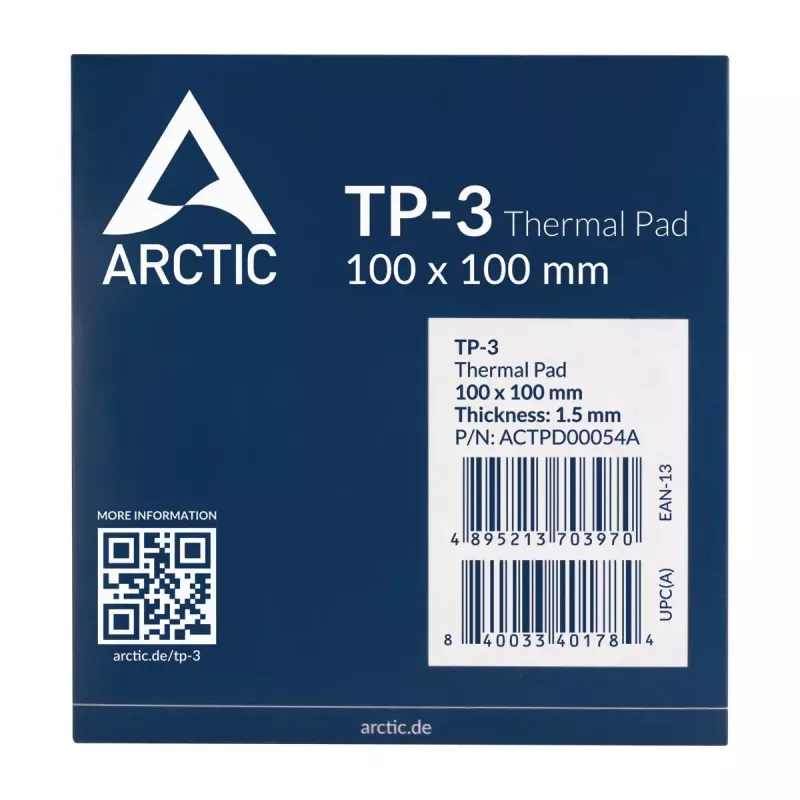 ARCTIC TP-3 Premium Performance šiluminė tarpinė 100 x 100 mm, 1,5 mm