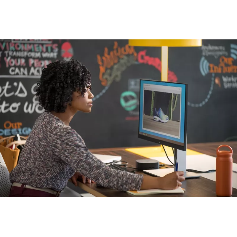 HP E-Series E24 G4 FHD Monitorius, 60,5 cm (23,8 col.), 1920 x 1080 pikseliai, Full HD, LCD, 5 ms, Juodas