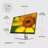 HP E-Series E24 G4 FHD Monitorius, 60,5 cm (23,8 col.), 1920 x 1080 pikseliai, Full HD, LCD, 5 ms, Juodas