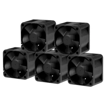 ARCTIC S4028-6K - 40 mm serverinis ventiliatorius, 250 RPM – 6000 RPM, 12.06 m³/h, juodas