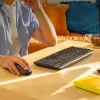 LOGITECH MK295 tylus belaidis klaviatūros ir pelės rinkinys – grafitas – Qwertz Šveicarija/Liuksemburgas
