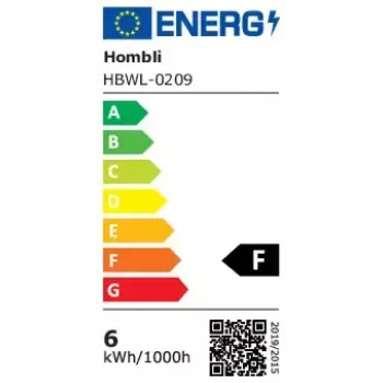 Sieninis šviestuvas Hombli HBWL-0209 LED 6W kubas IP54