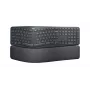 LOGITECH Ergo K860 - Belaidis išskirstytos klaviatūros versijai skirtas sprendimas, Graphite, Qwerty US International