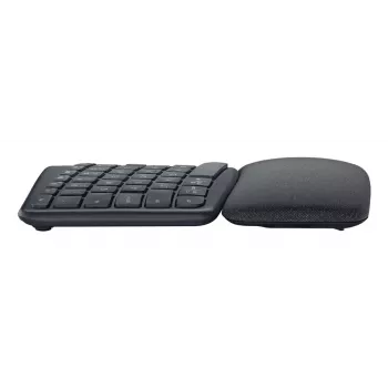 LOGITECH Ergo K860 - Belaidis išskirstytos klaviatūros versijai skirtas sprendimas, Graphite, Qwerty US International
