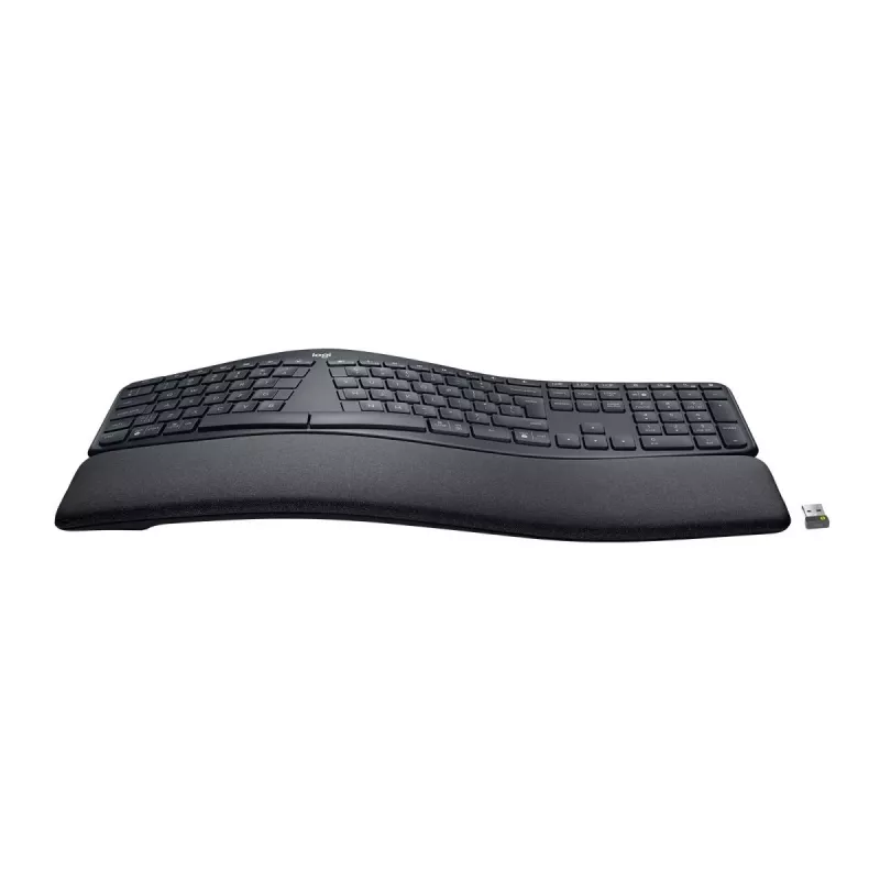 LOGITECH Ergo K860 - Belaidis išskirstytos klaviatūros versijai skirtas sprendimas, Graphite, Qwerty US International