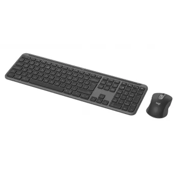 LOGITECH Signature Slim Combo MK950 - Belaidis klaviatūros ir pelės rinkinys, grafitas, QWERTY JAV/Tarptautinis